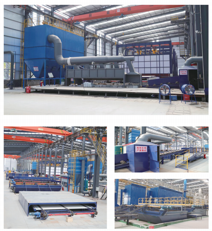 型材吹鍍生產(chǎn)線